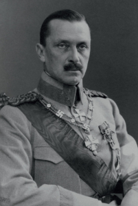Riksföreståndare G. Mannerheim, instiftare av Finlands Vita Ros’ orden.